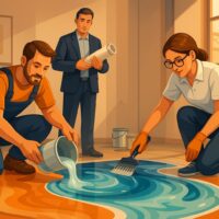 Декоративті құйма еден – аяқ астындағы өнер