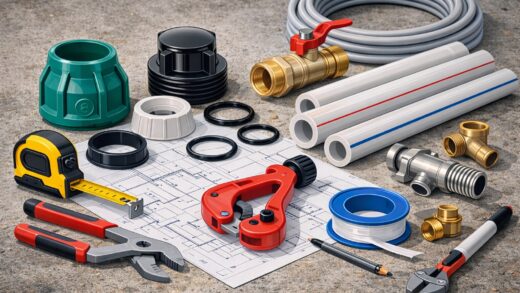 Үйдегі су құбырларын тарату: материалдар, құралдар және жиі кездесетін қателіктер